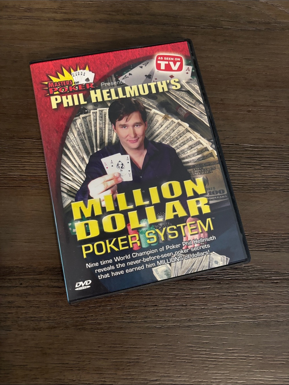 Phil Helmuth’s Million Dollar Poker System DVD - Red/Black Cover